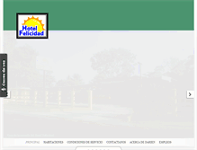 Tablet Screenshot of hotelfelicidad.com